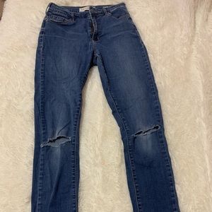 High rise super skinny ripped jeans from pacsun
